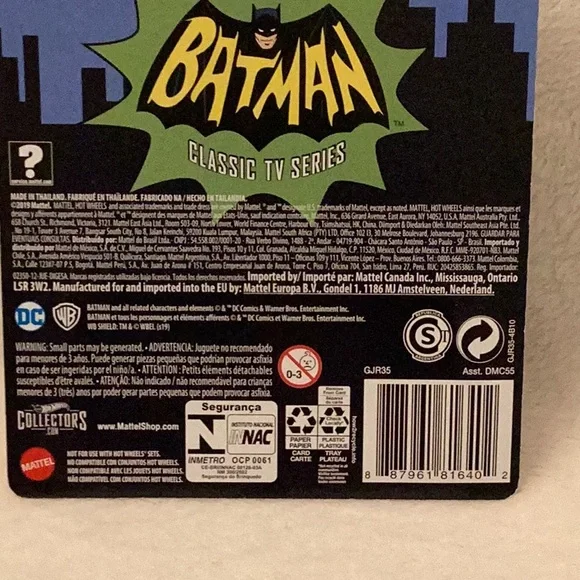 Batmobile ~ Batman Classic TV Series ~ Hot Wheels Premium ~ Real Riders w/case - Picture 12 of 12